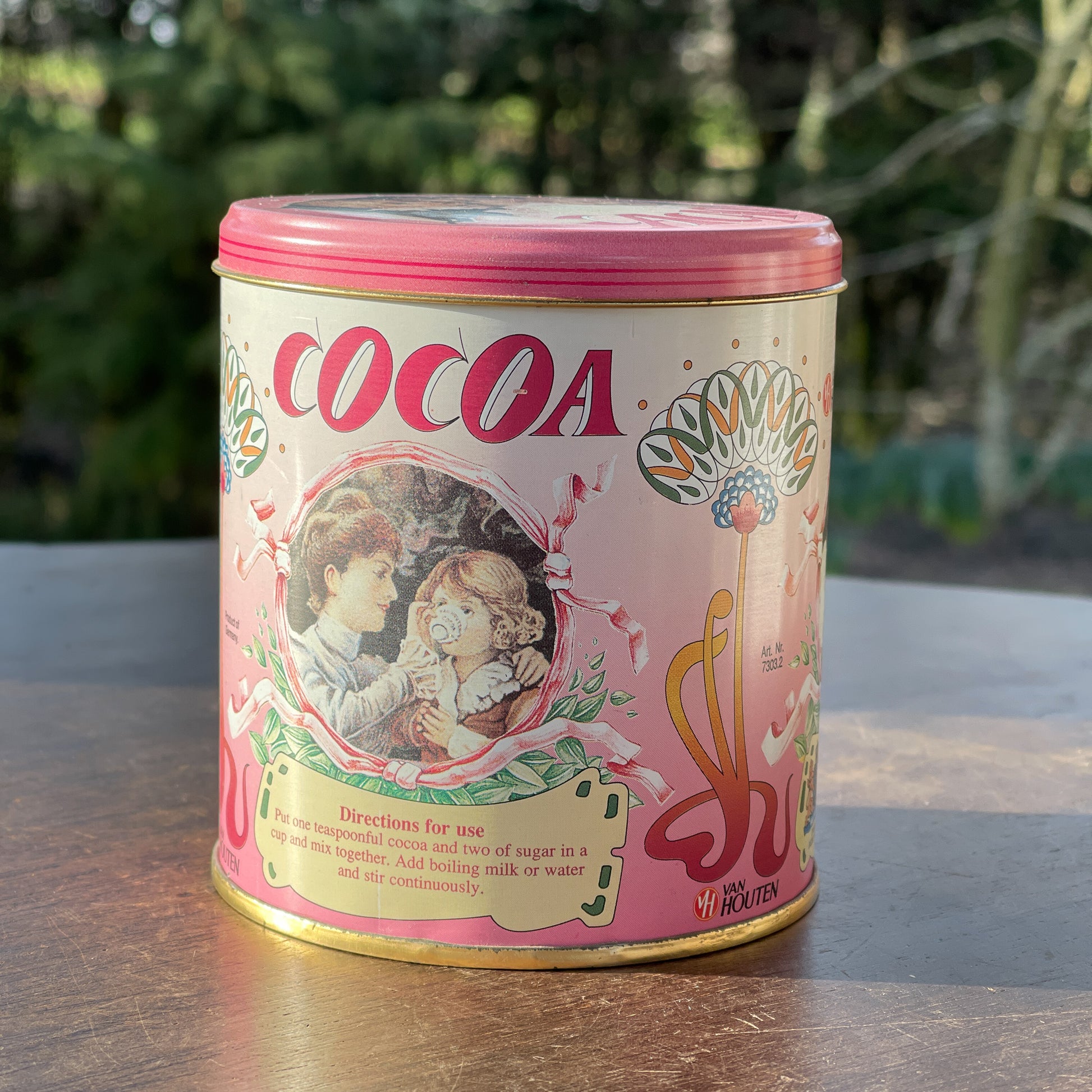 Van Houten Cacao Blik - Bamestra Curiosa