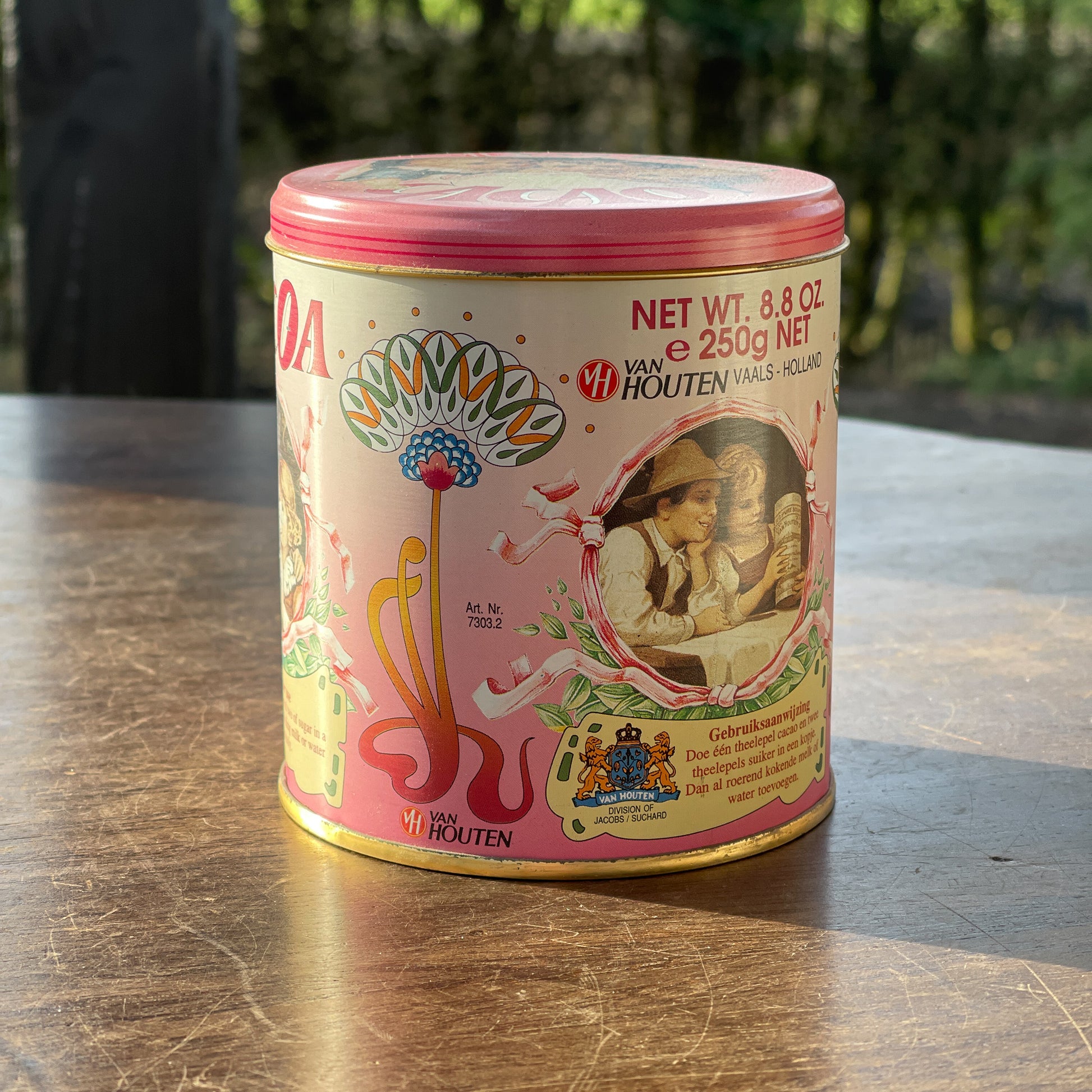 Van Houten Cacao Blik - Bamestra Curiosa