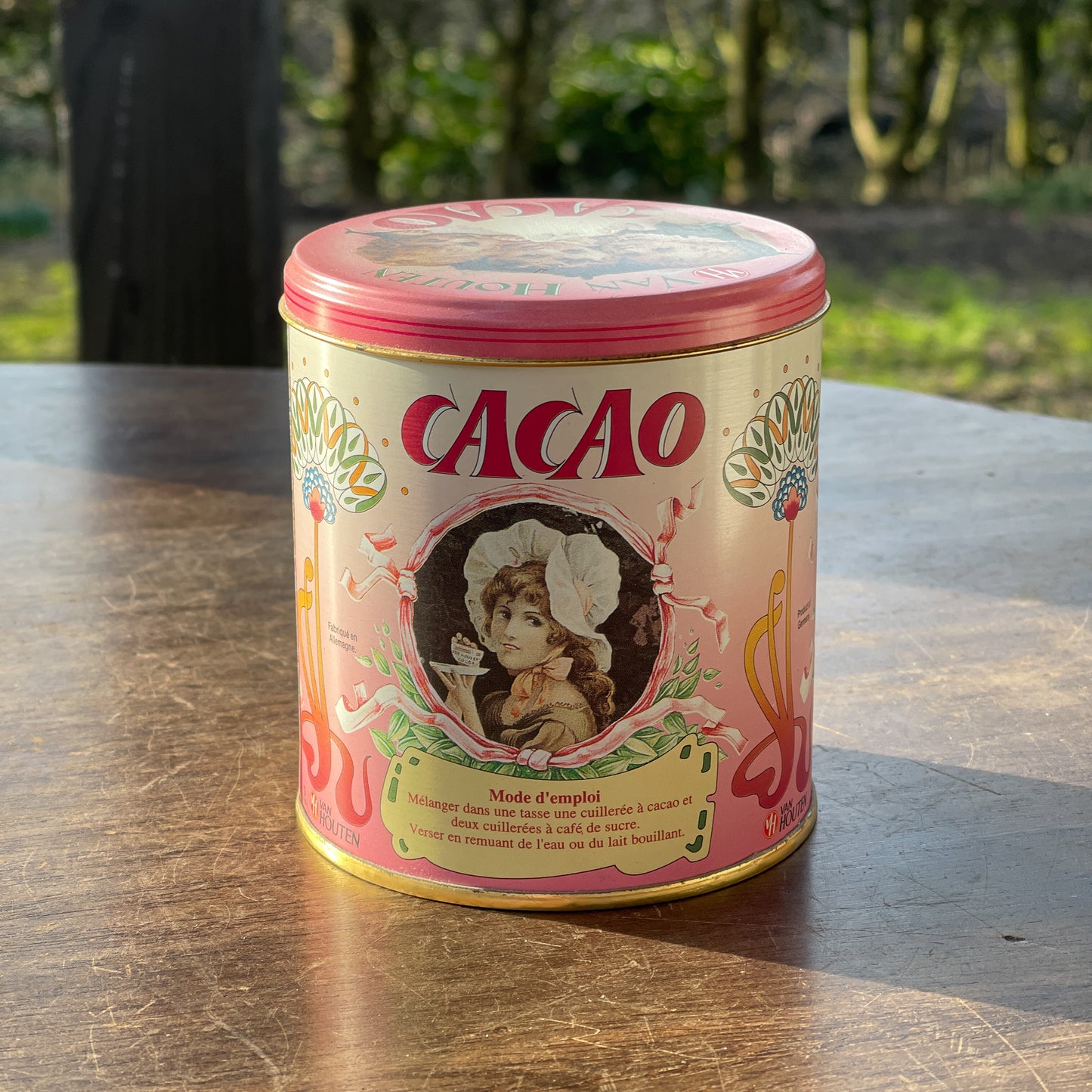 Van Houten Cacao Blik - Bamestra Curiosa