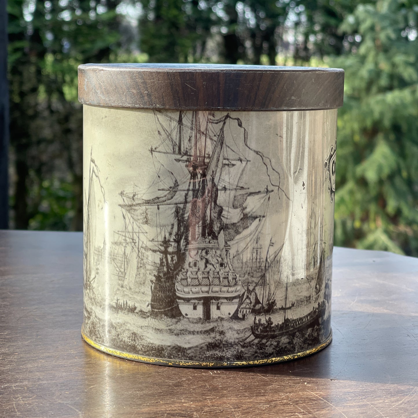 Vintage blik van Douwe Egberts Coopvaert - Bamestra Curiosa