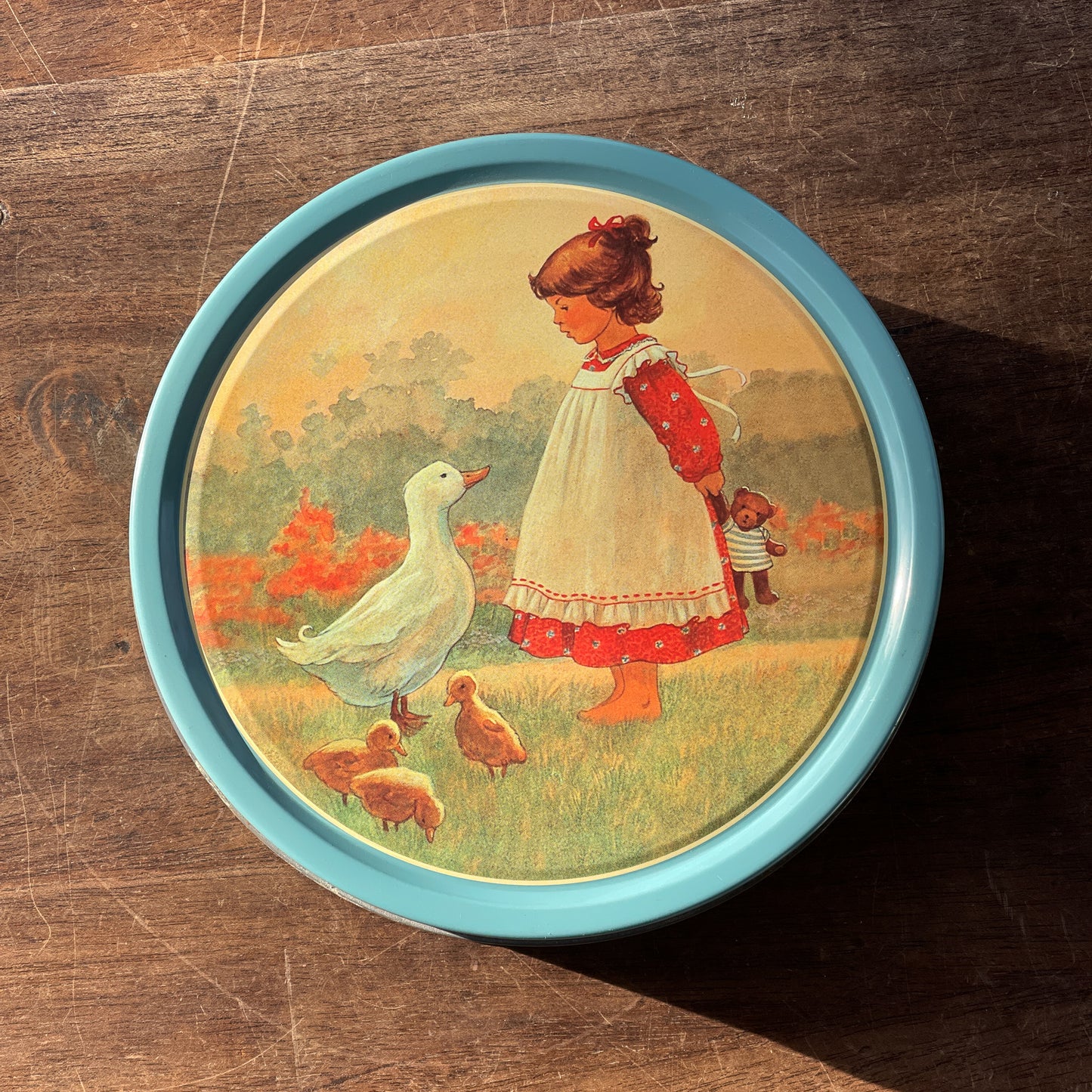 Deens Koekblik Meisje Met Gans - Bamestra Curiosa