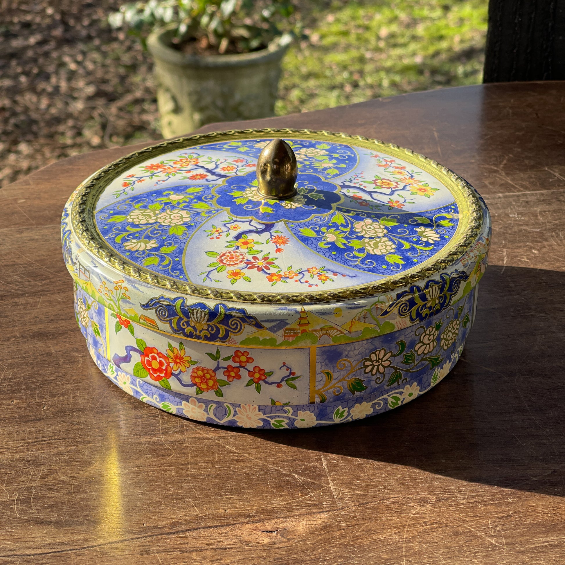 Vintage Albert Heijn koekblik - Bamestra Curiosa