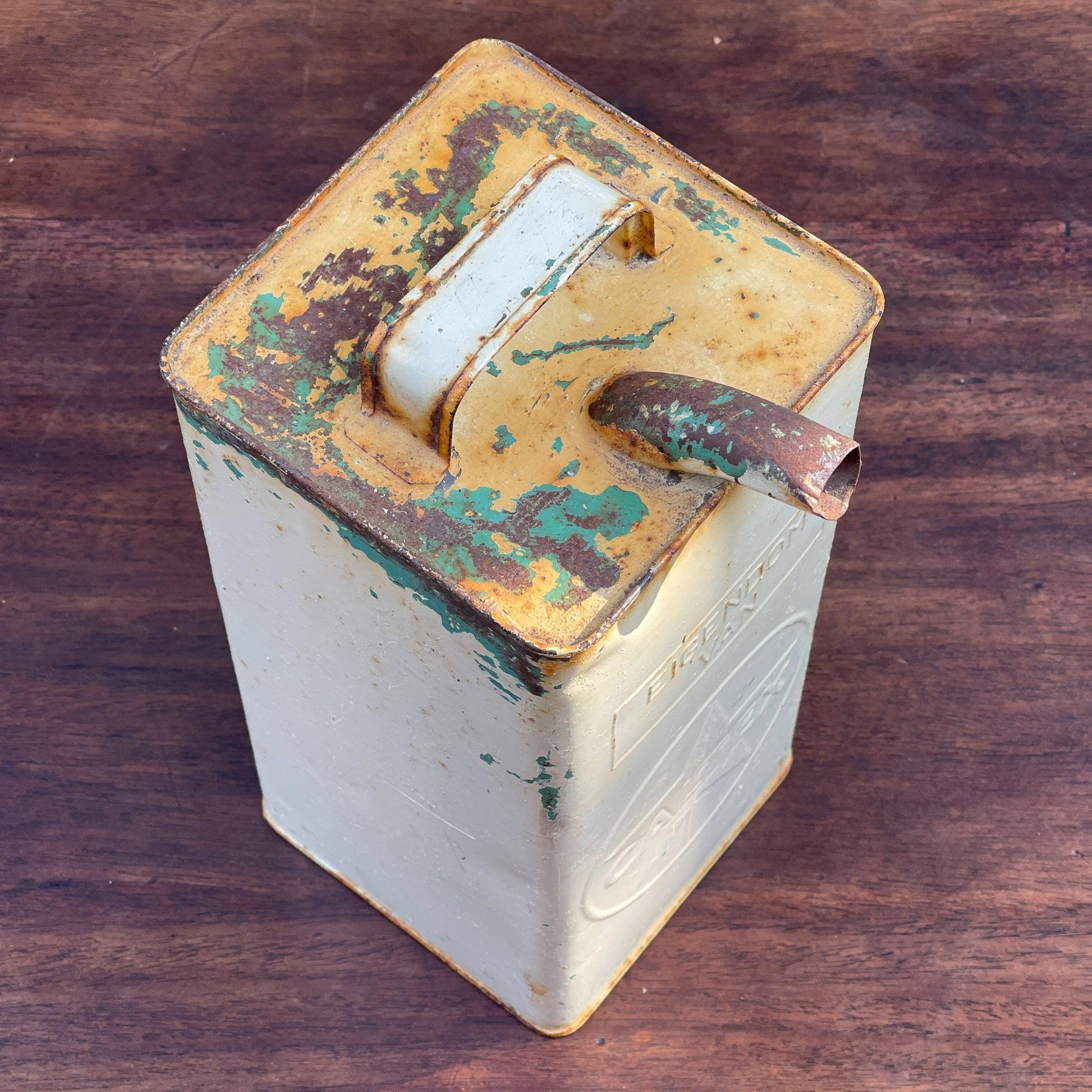 Vintage Caltex petroleum kan - Bamestra Curiosa