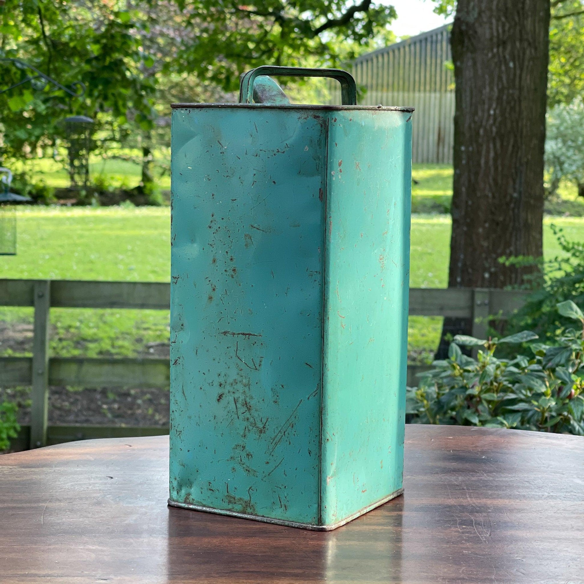 Vintage Caltex petroleum kan - Bamestra Curiosa