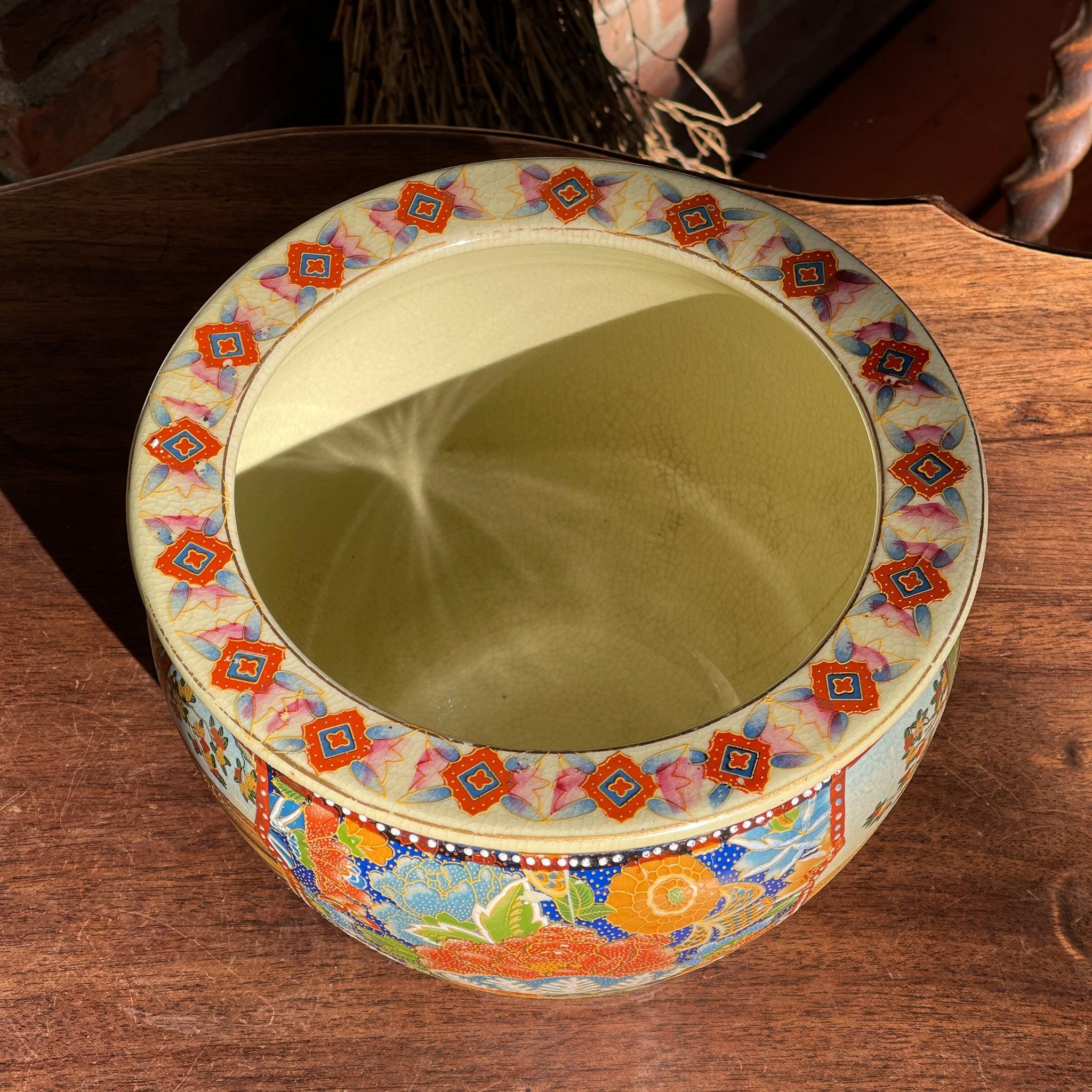 Vintage Chinese bloempot gemerkt Zhongguo Zhi Zao - The Collectionist