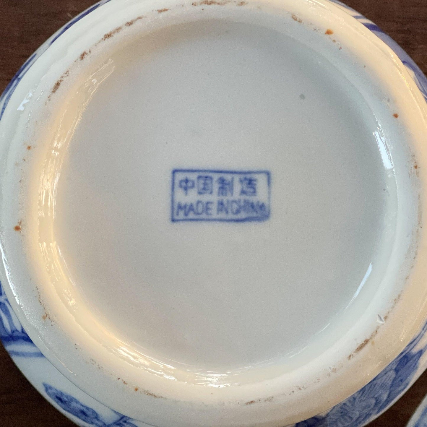 Vintage Chinese dekselpot - Bamestra Curiosa