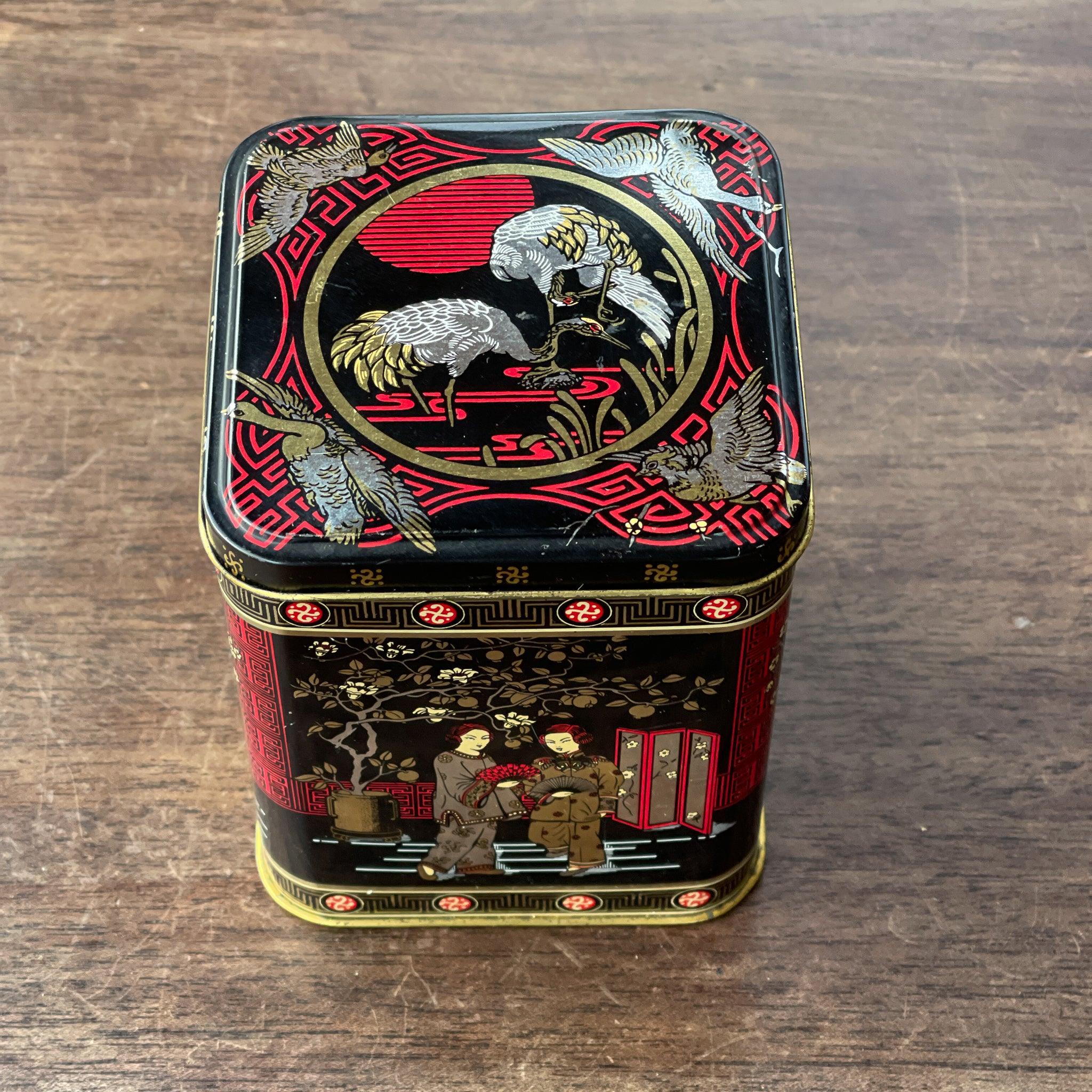 Vintage Chinese thee blik - The Collectionist