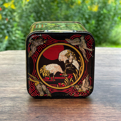 Vintage Chinese thee blik - Bamestra Curiosa