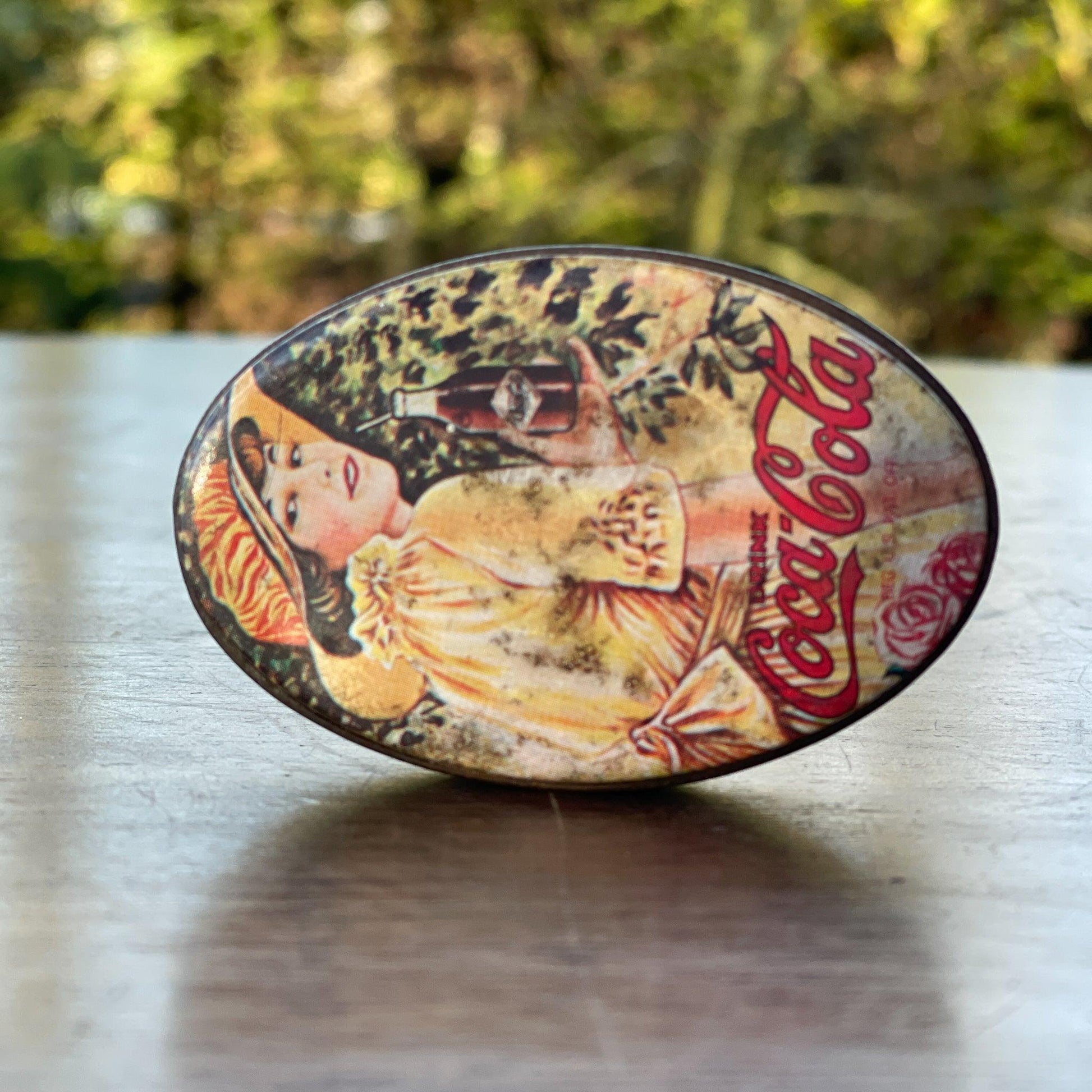 Vintage Coca Cola blikje - Bamestra Curiosa