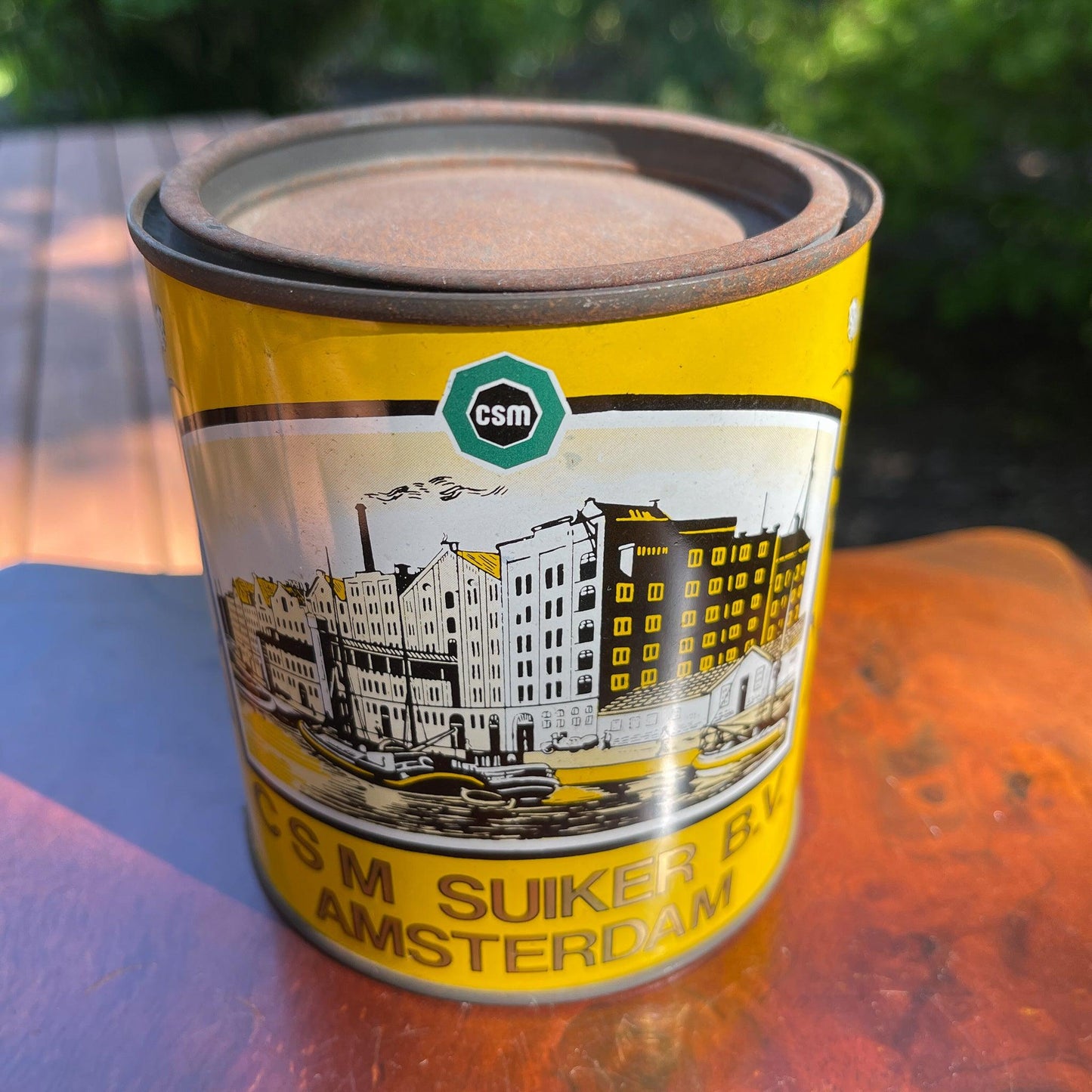 Vintage CSM suiker blik - Bamestra Curiosa