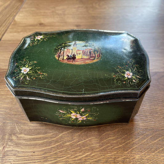 Vintage Douwe Egberts theeblik - Bamestra Curiosa