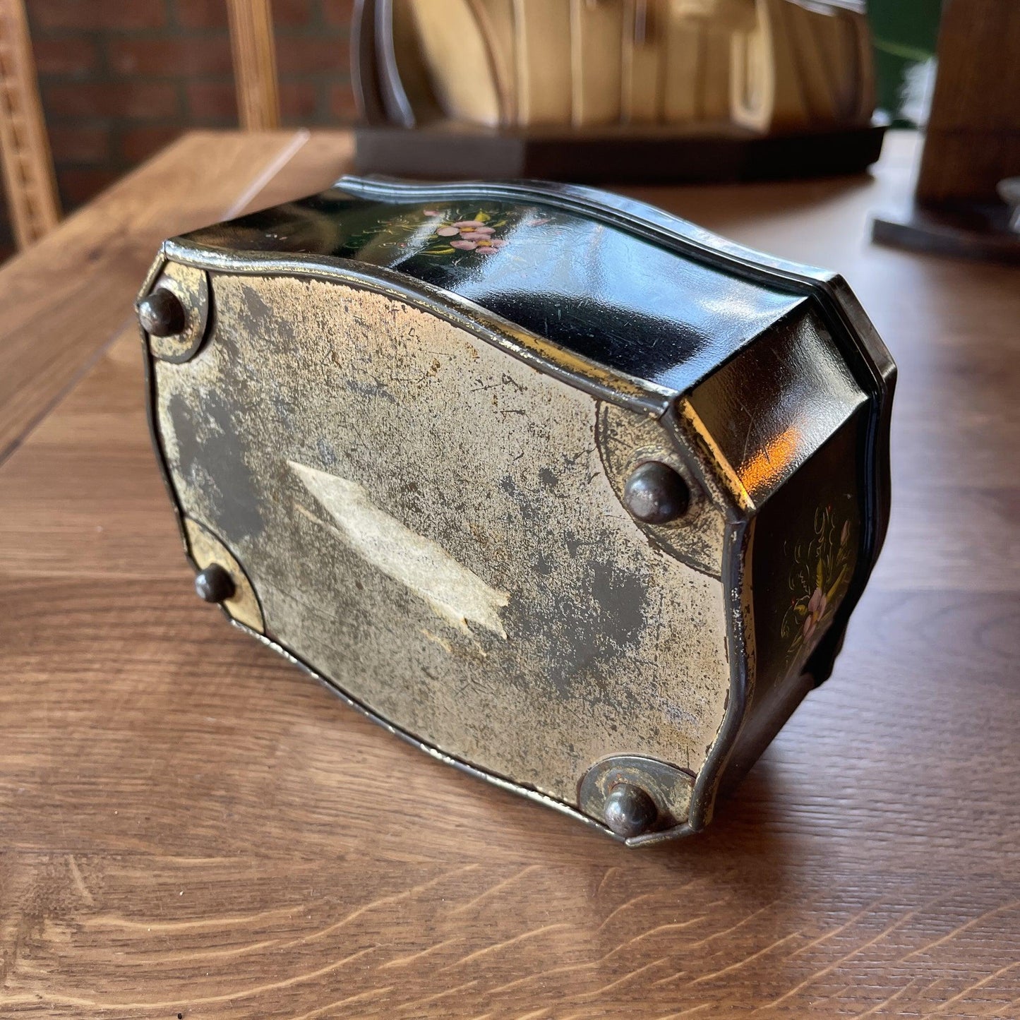 Vintage Douwe Egberts theeblik - Bamestra Curiosa