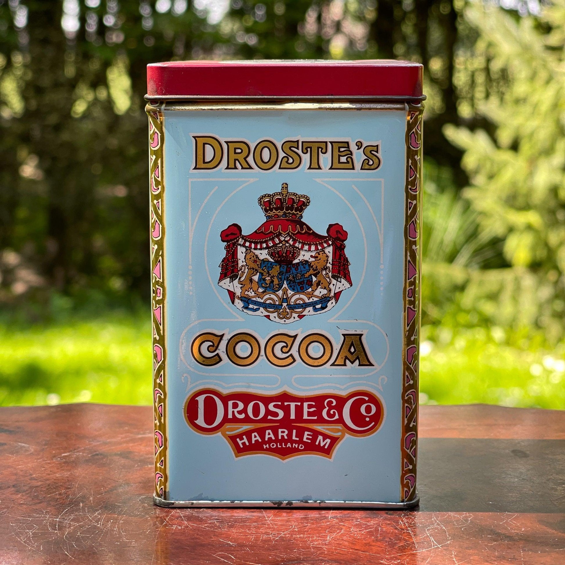 Vintage Droste Cocoa blik - Bamestra Curiosa