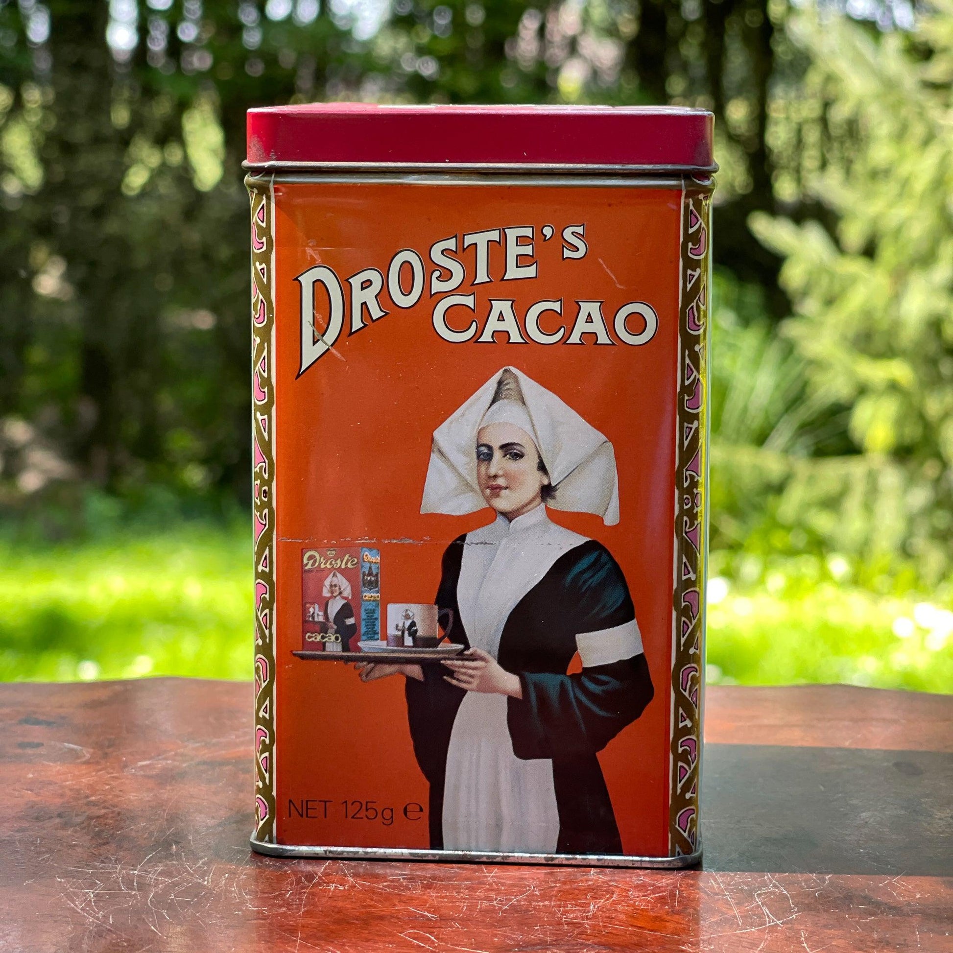 Vintage Droste Cocoa blik - Bamestra Curiosa