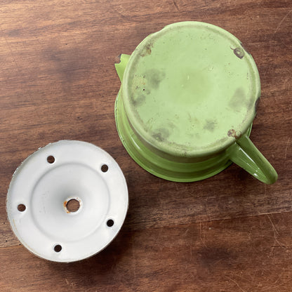 Emaille melkkoker - Bamestra Curiosa