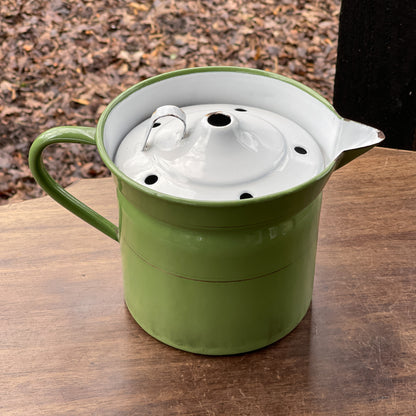 Emaille melkkoker - Bamestra Curiosa