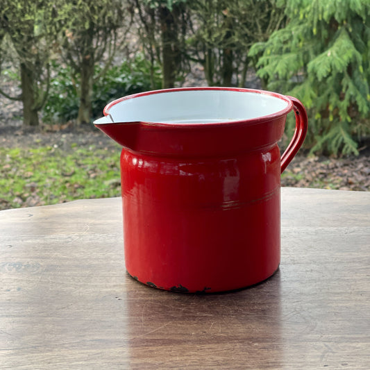 Emaille melkkoker - Bamestra Curiosa