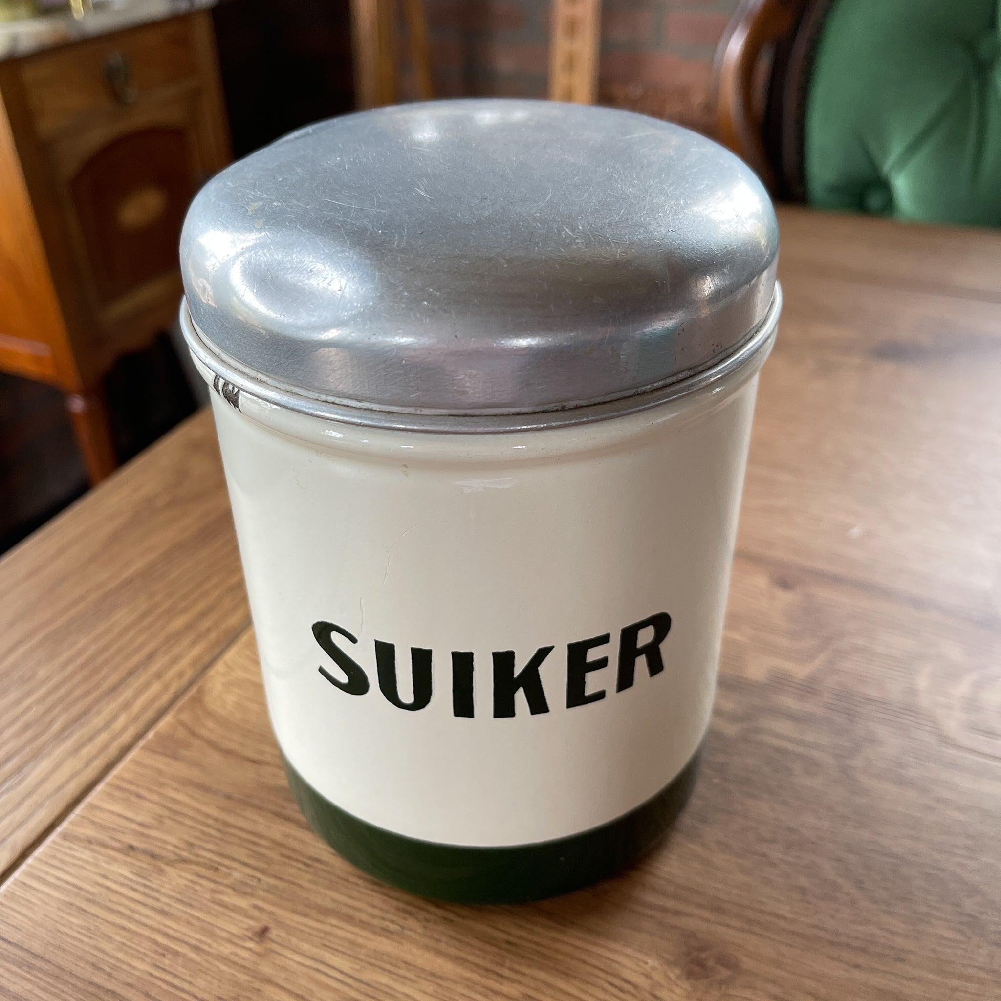 Vintage emaille suikerbus - The Collectionist