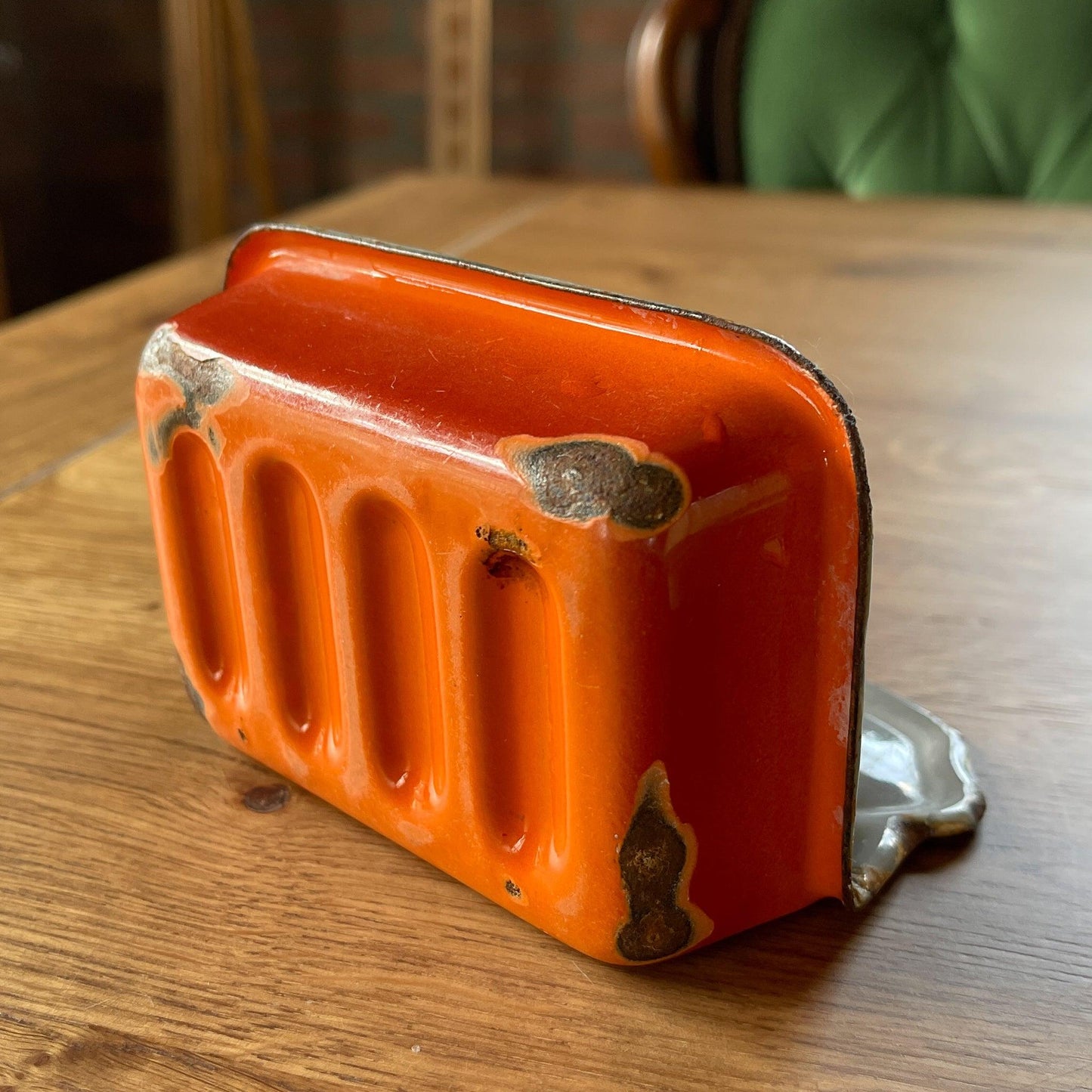 Vintage emaille zeepbakje - Bamestra Curiosa