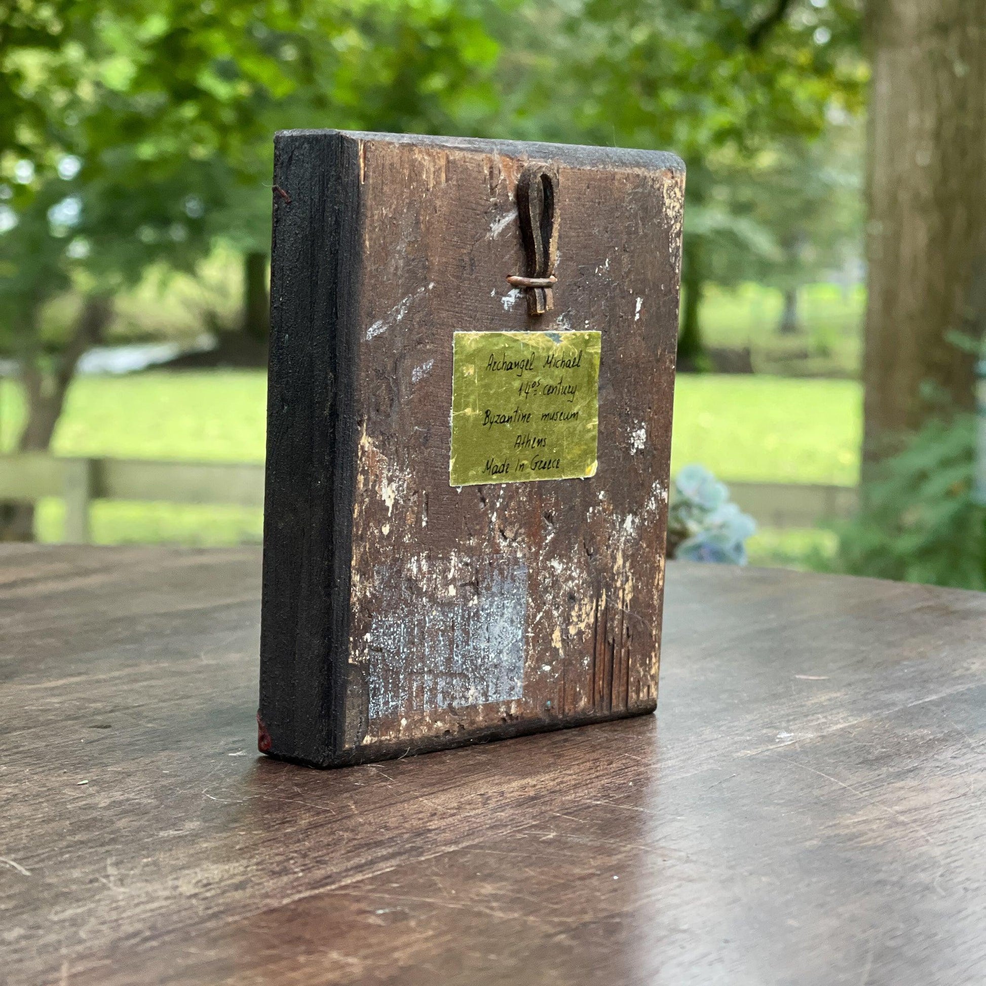 Vintage Grieks ikoon van Aartsengel Michael - Bamestra Curiosa