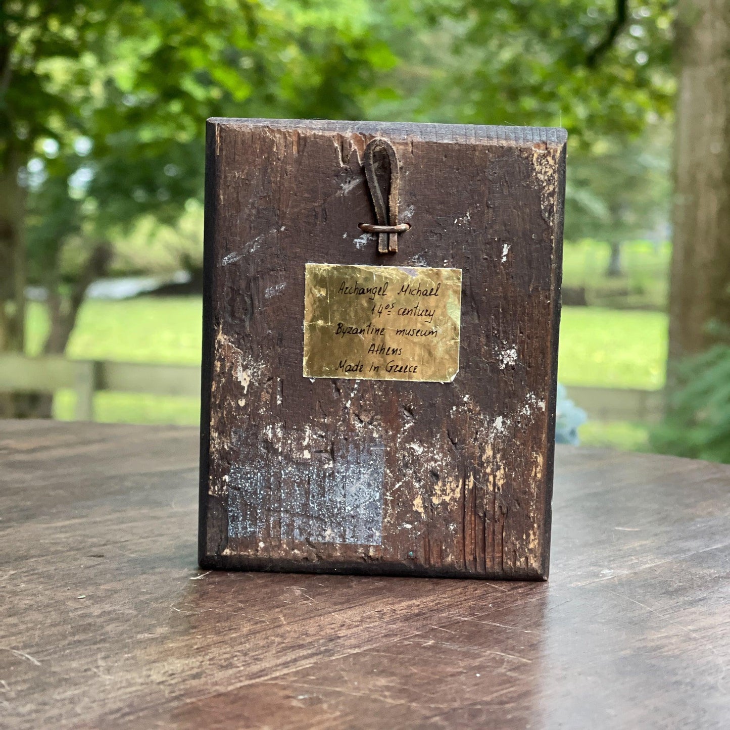 Vintage Grieks ikoon van Aartsengel Michael - Bamestra Curiosa