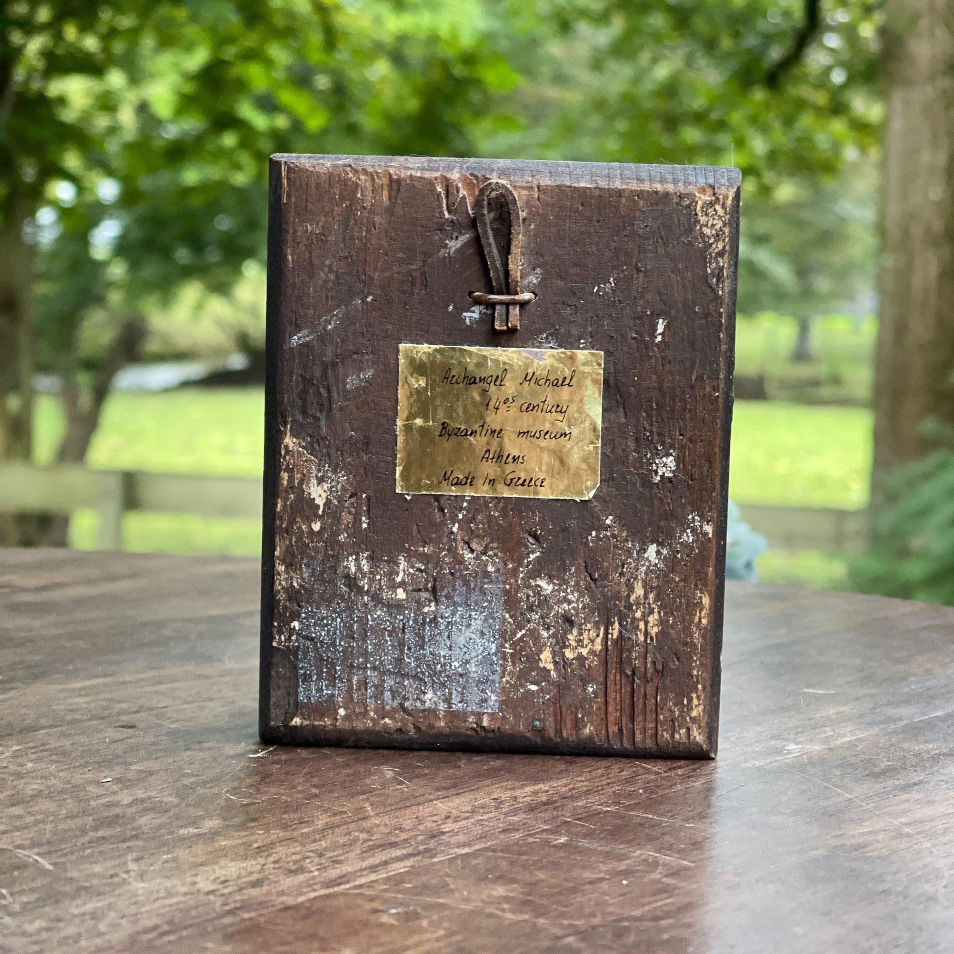 Vintage Grieks ikoon van Aartsengel Michael - Bamestra Curiosa