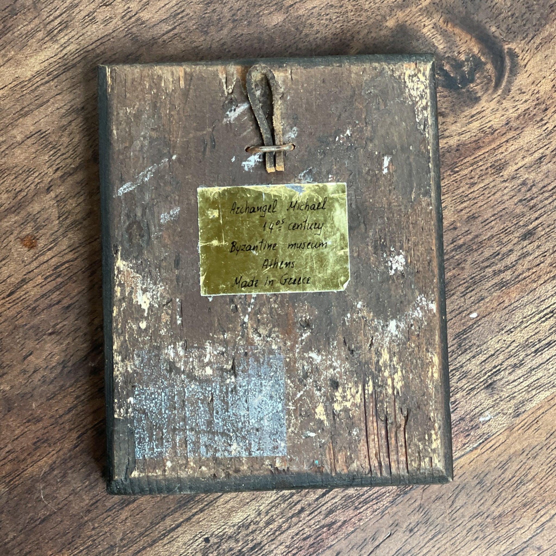 Vintage Grieks ikoon van Aartsengel Michael - Bamestra Curiosa