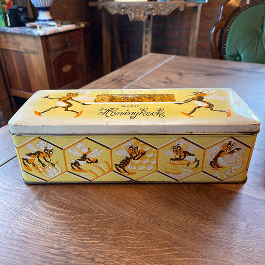 Vintage Honingkoek blik van Slingerkoek - Bamestra Curiosa