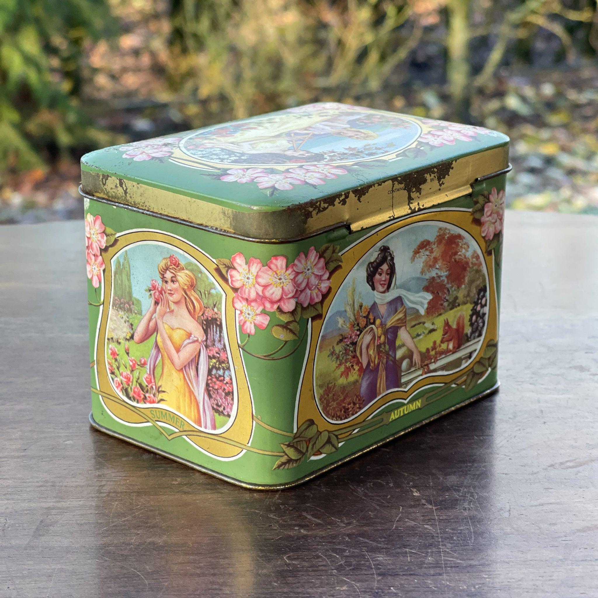 Vintage jaargetijden blik - The Collectionist