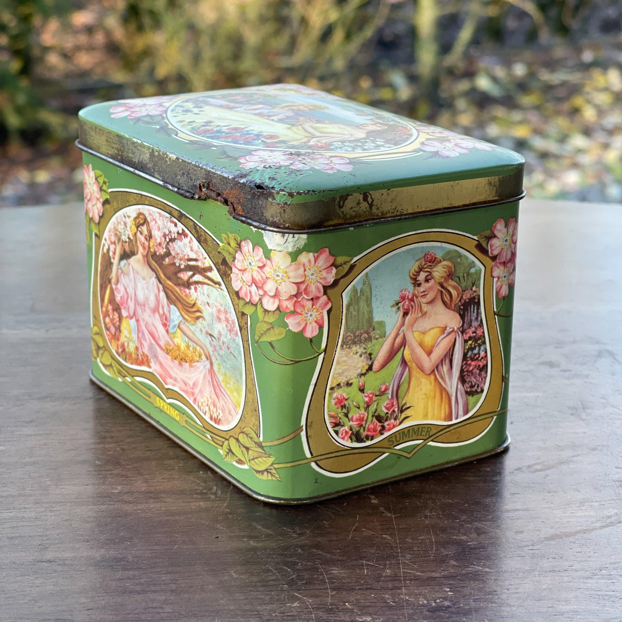 Vintage jaargetijden blik - The Collectionist