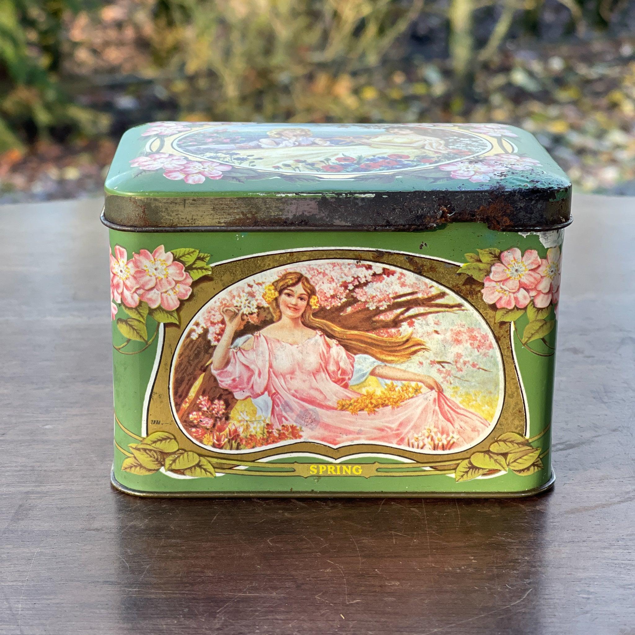 Vintage jaargetijden blik - The Collectionist