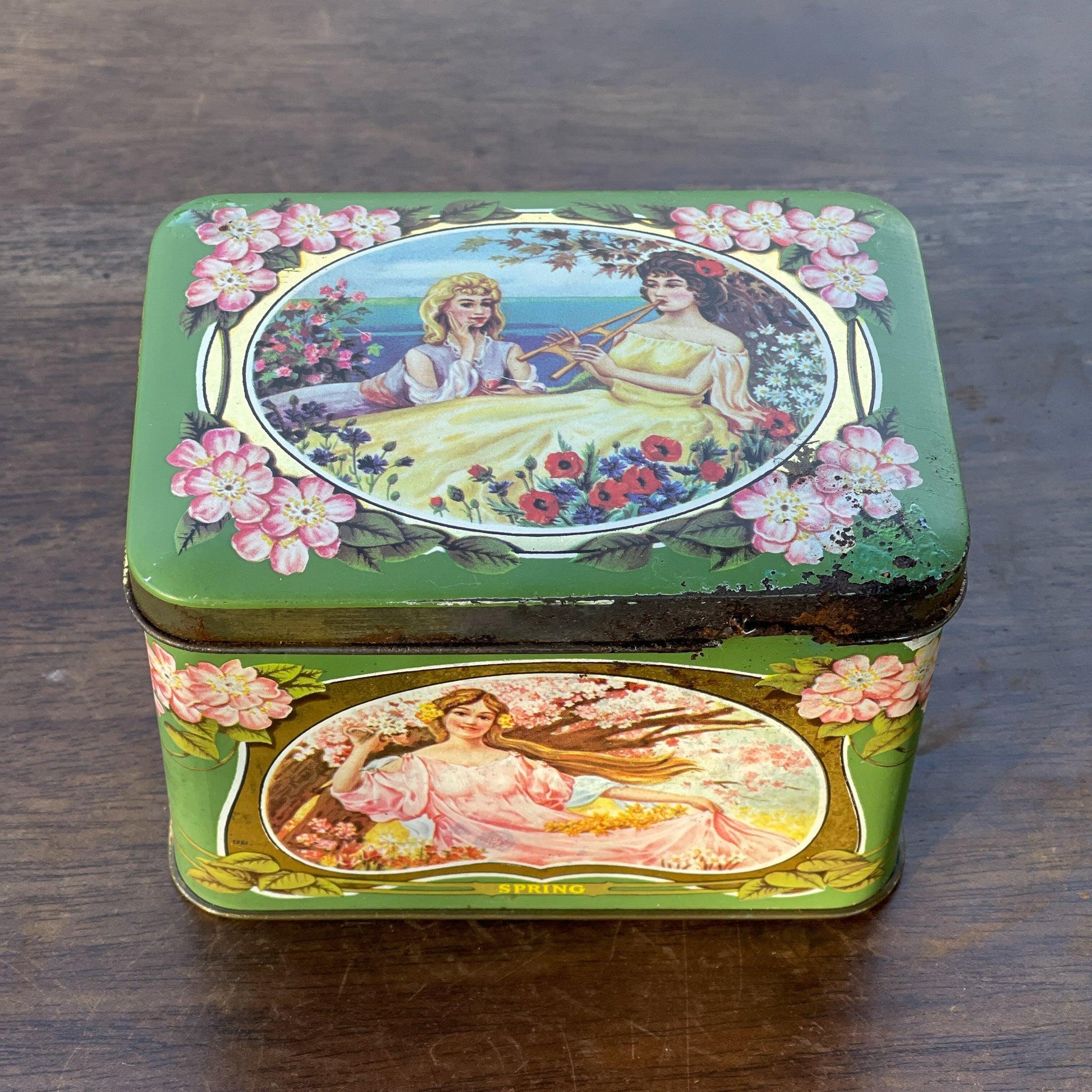 Vintage jaargetijden blik - Bamestra Curiosa