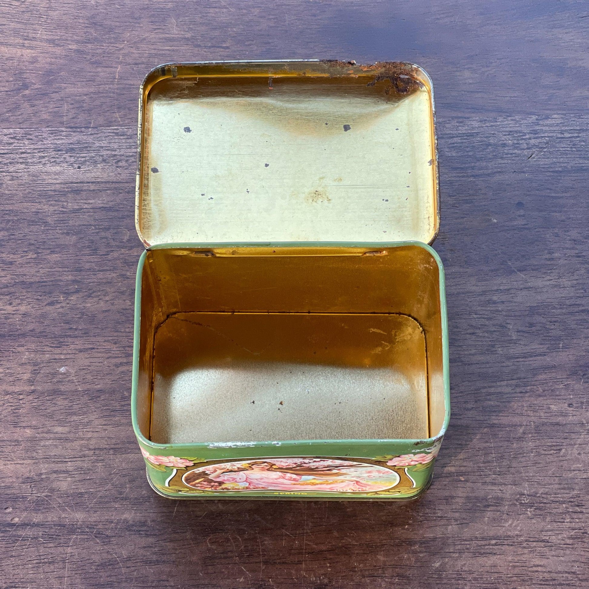 Vintage jaargetijden blik - Bamestra Curiosa