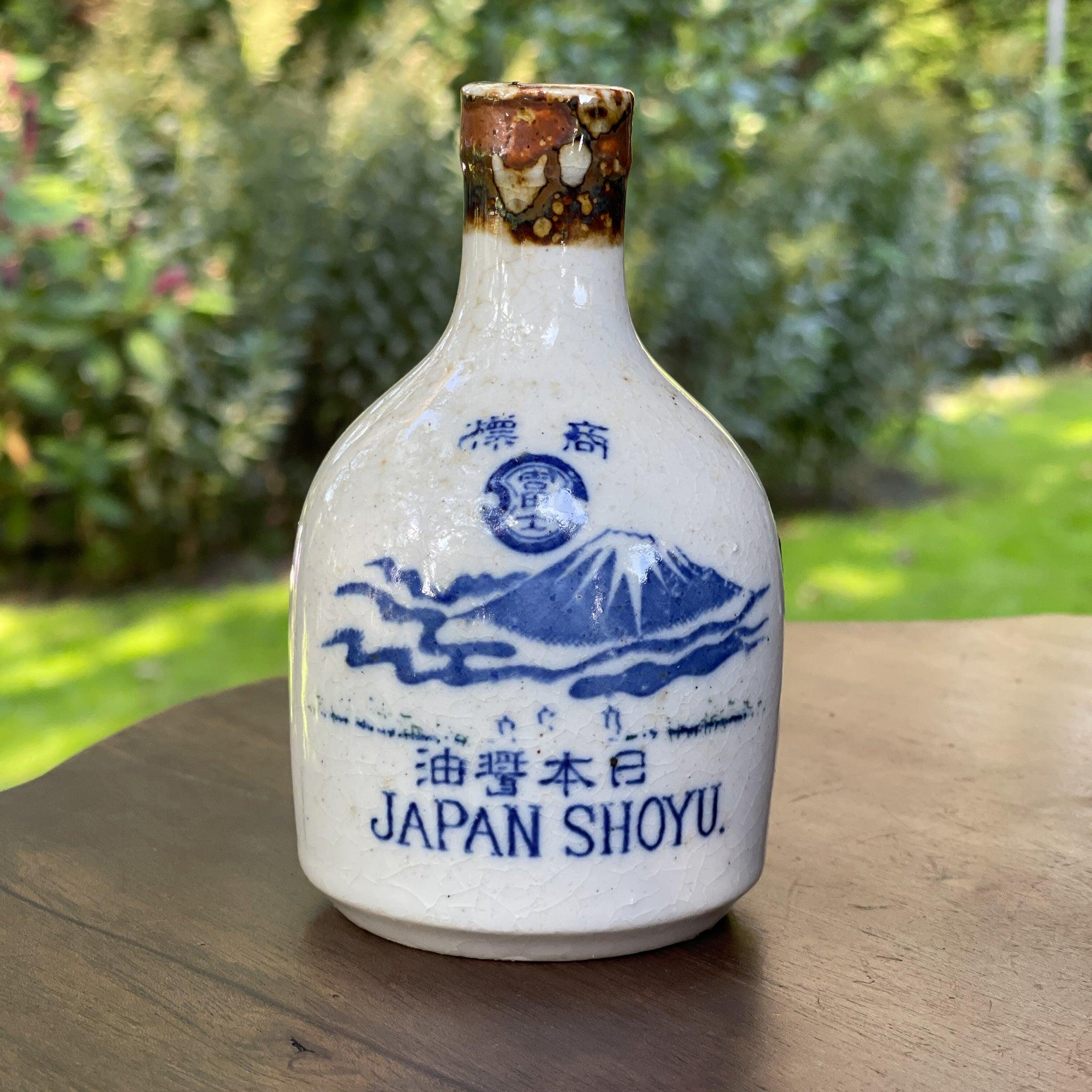 Vintage Japans Soya flesje van aardewerk - The Collectionist