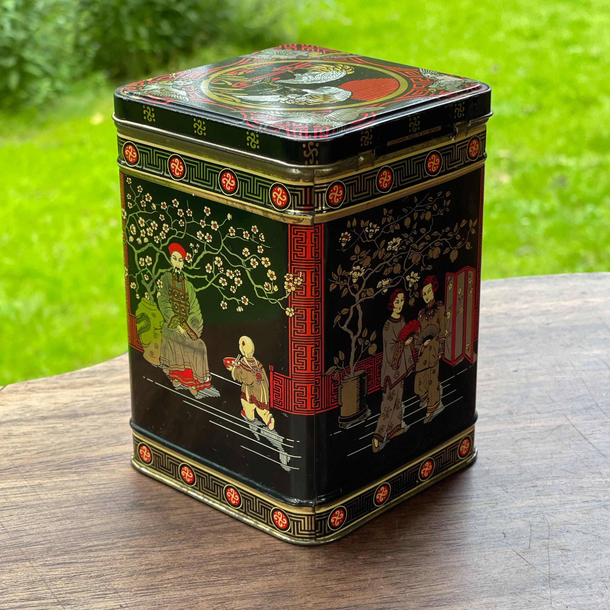 Vintage Japanse thee blik - The Collectionist