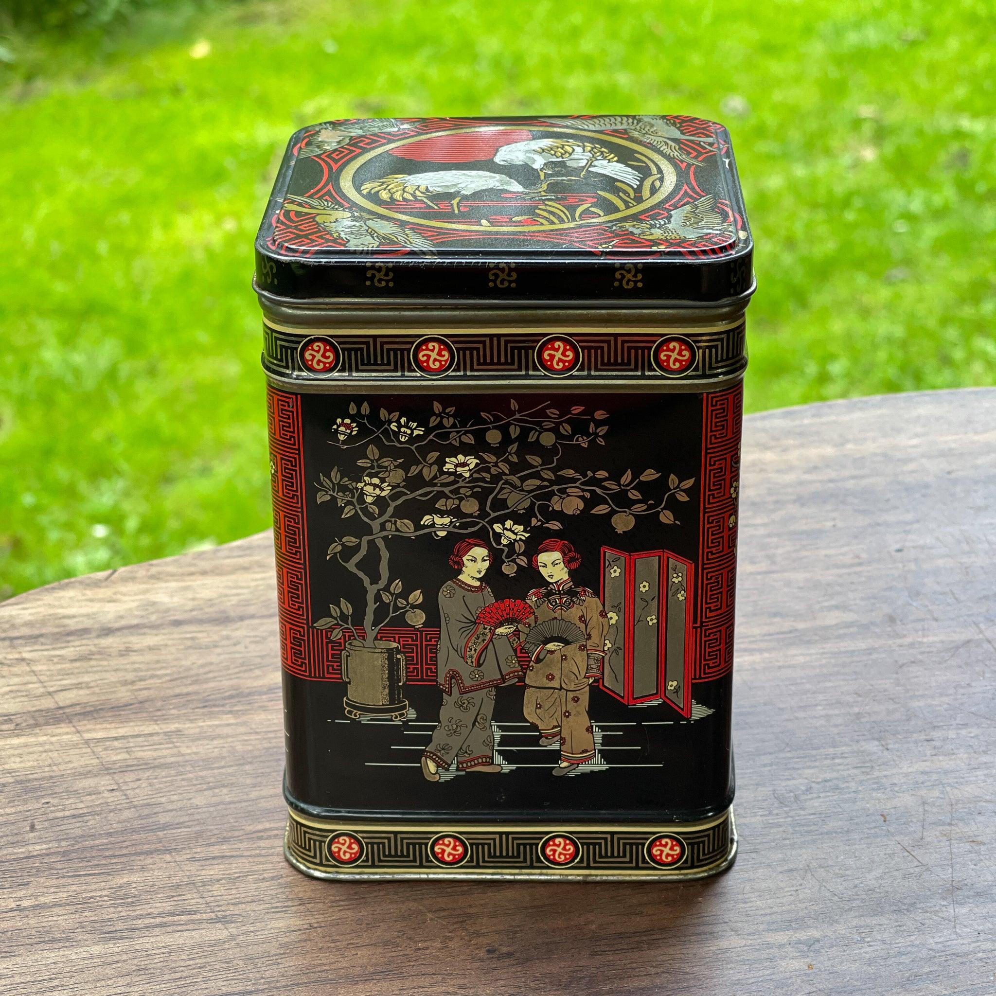 Vintage Japanse thee blik - The Collectionist