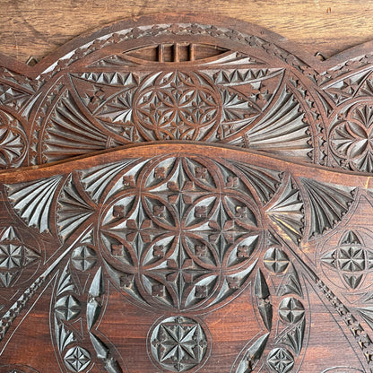 Vintage kerfwerk krant / posthouder - Bamestra Curiosa