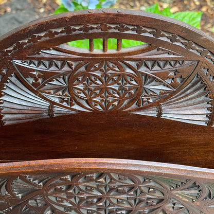 Vintage kerfwerk krant / posthouder - Bamestra Curiosa