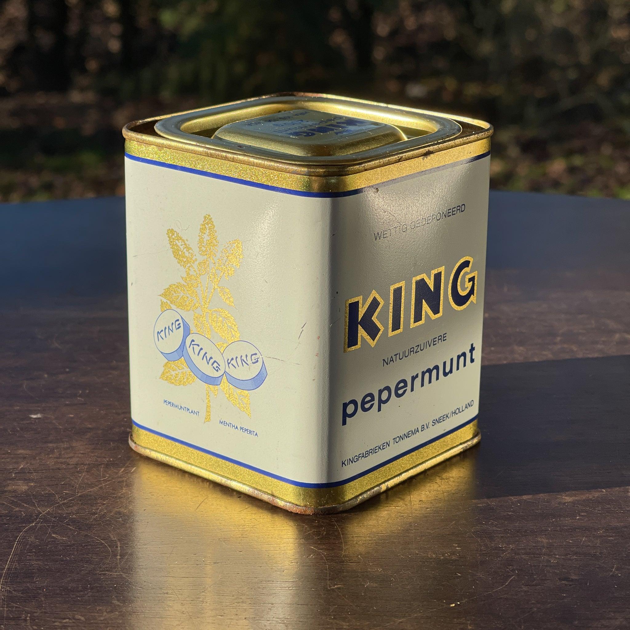Vintage King pepermunt blik - The Collectionist