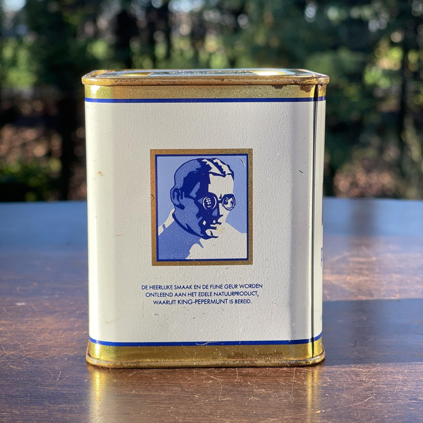 Vintage King pepermunt blik - Bamestra Curiosa