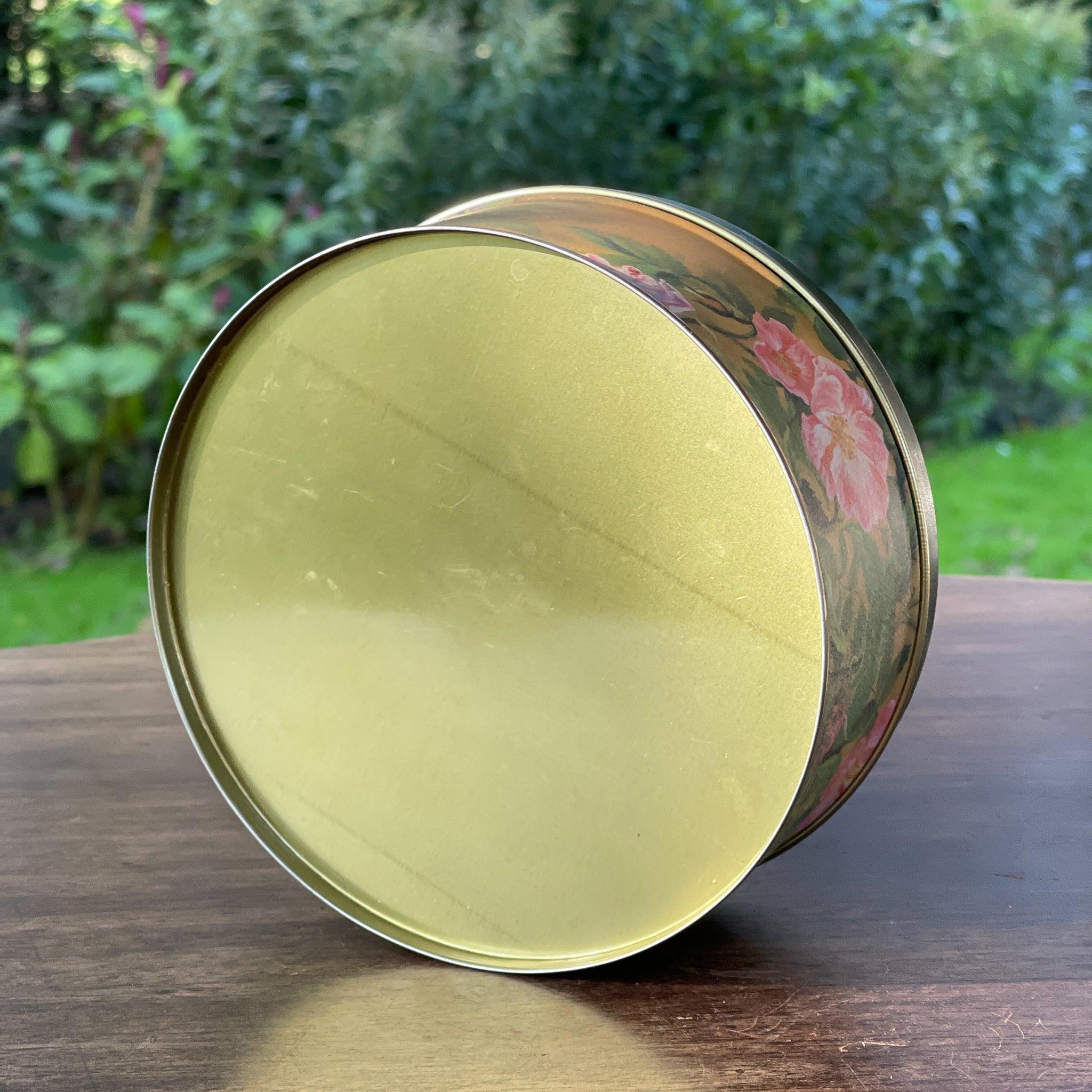 Vintage koekblik met bloemen - The Collectionist