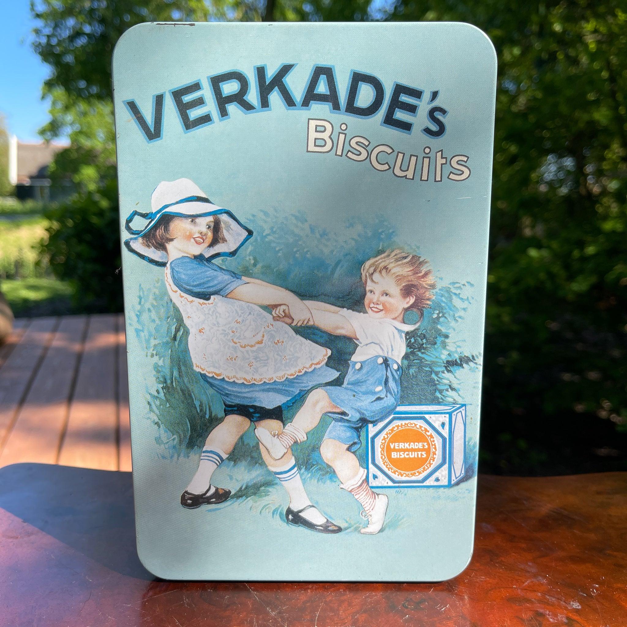 Vintage koekblik van Verkade - The Collectionist