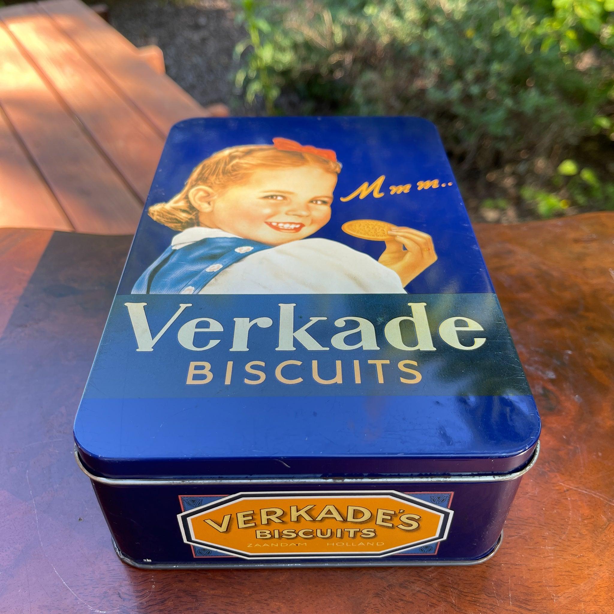 Vintage koekblik van Verkade - The Collectionist