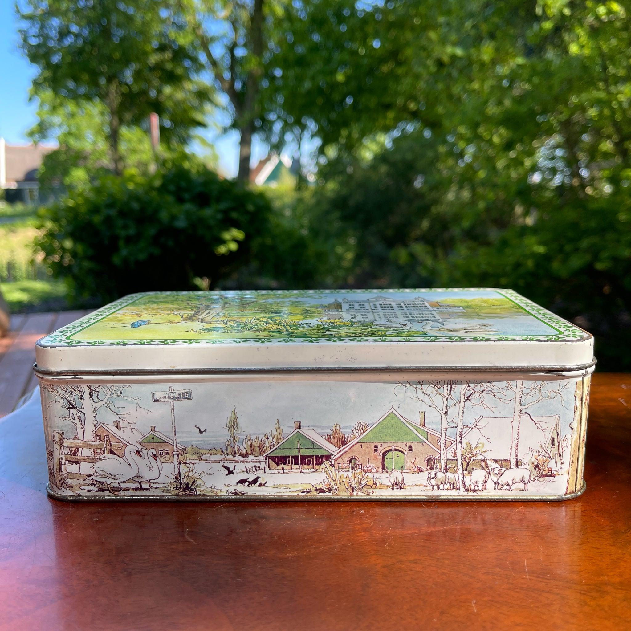 Vintage koekblik van Verkade - The Collectionist