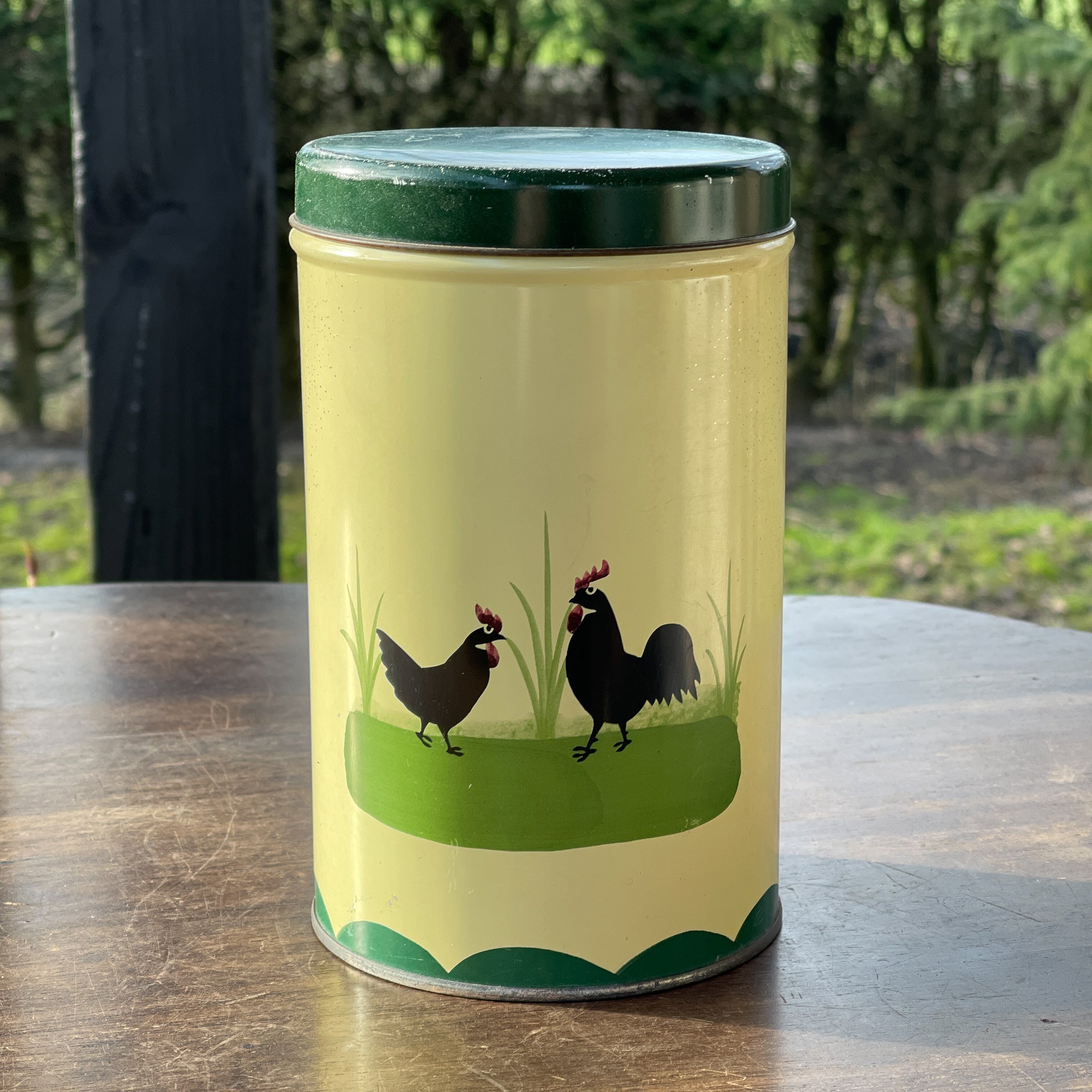 Vintage Koffiebus Met Kippen - The Collectionist