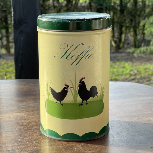 Vintage Koffiebus Met Kippen - The Collectionist