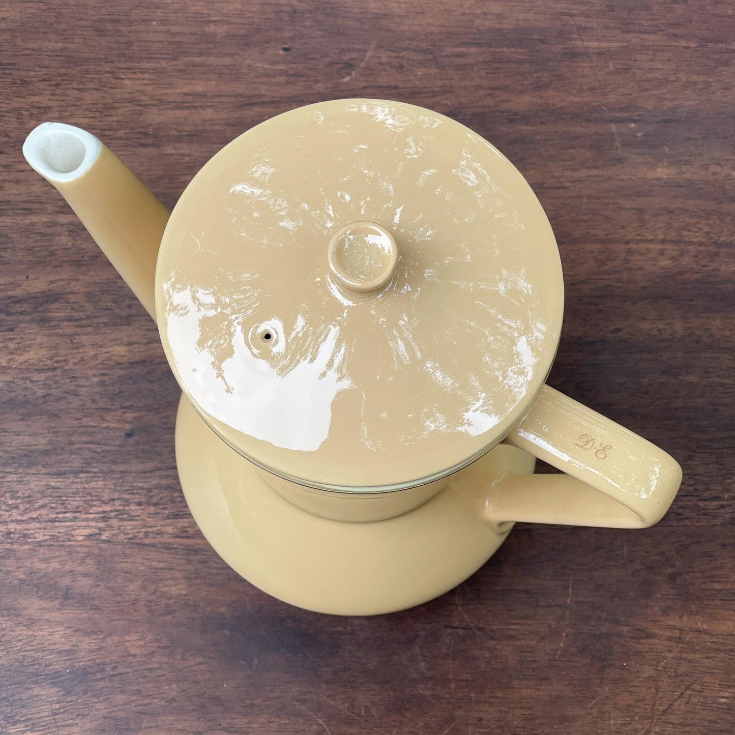 Vintage koffiepot van Douwe Egberts - Bamestra Curiosa