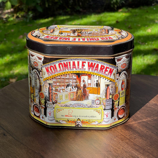 Vintage koloniale waren blik van Knorr - Bamestra Curiosa