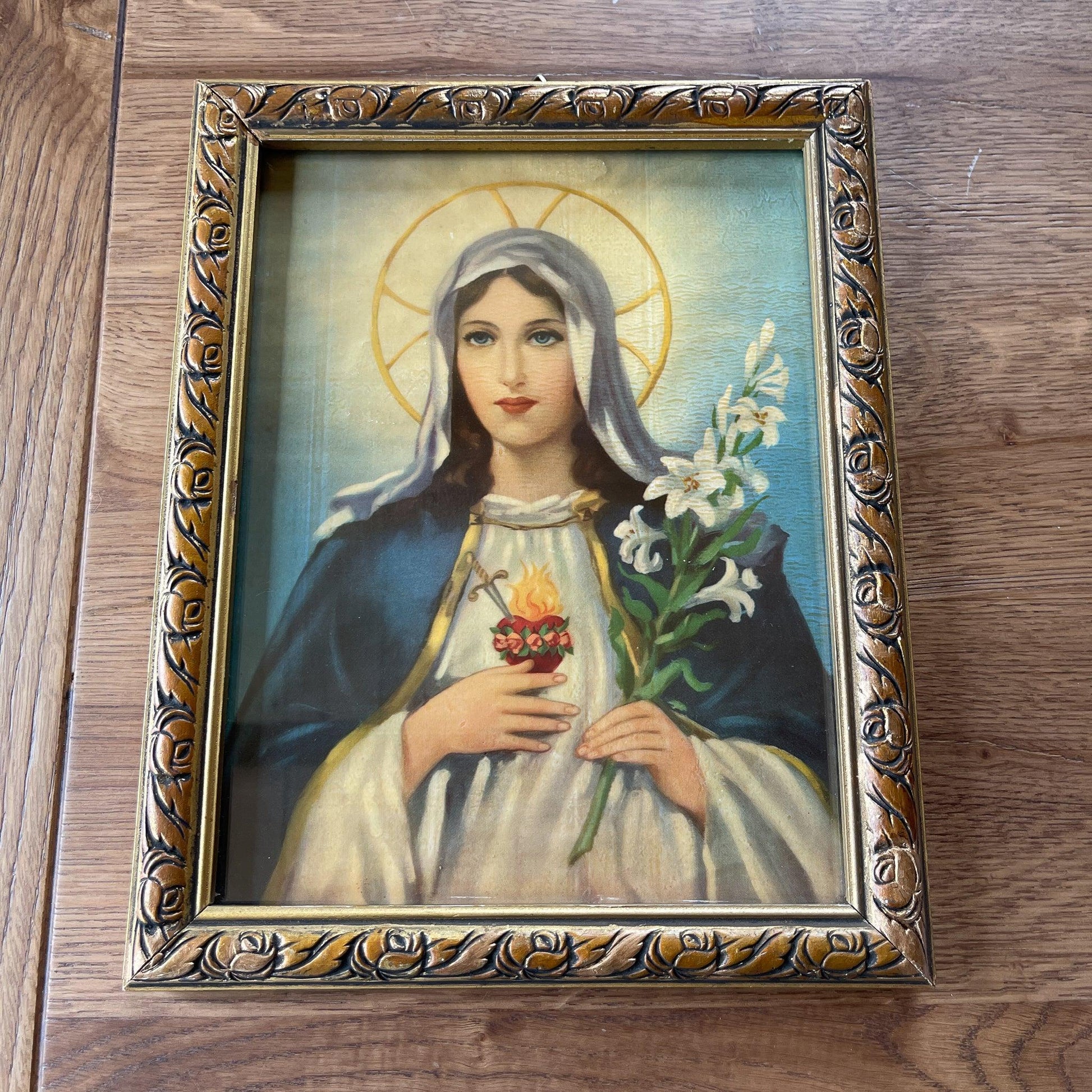 Vintage lijstje Maria - Bamestra Curiosa