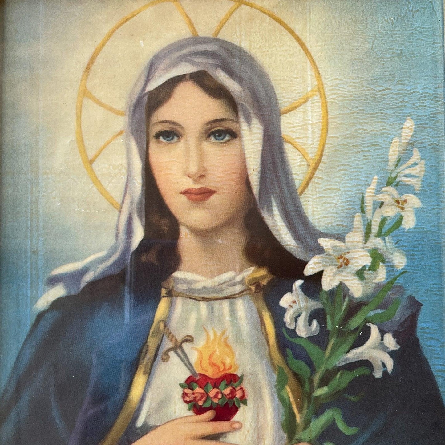 Vintage lijstje Maria - Bamestra Curiosa